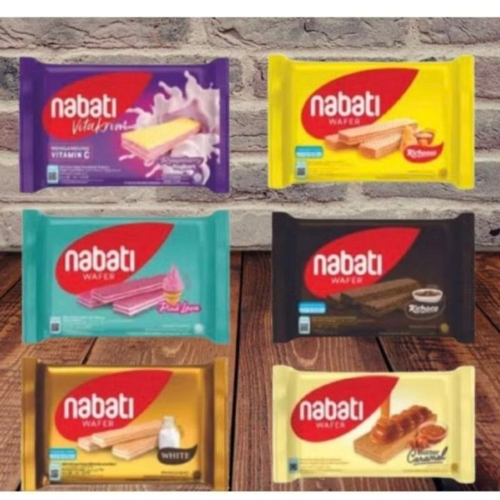 

wafer nabati 37gr wafer nabati 2500an 37gr all varian rasa keju,coklat,pink lava,kelapa snack murah premium 1pack 10pcs
