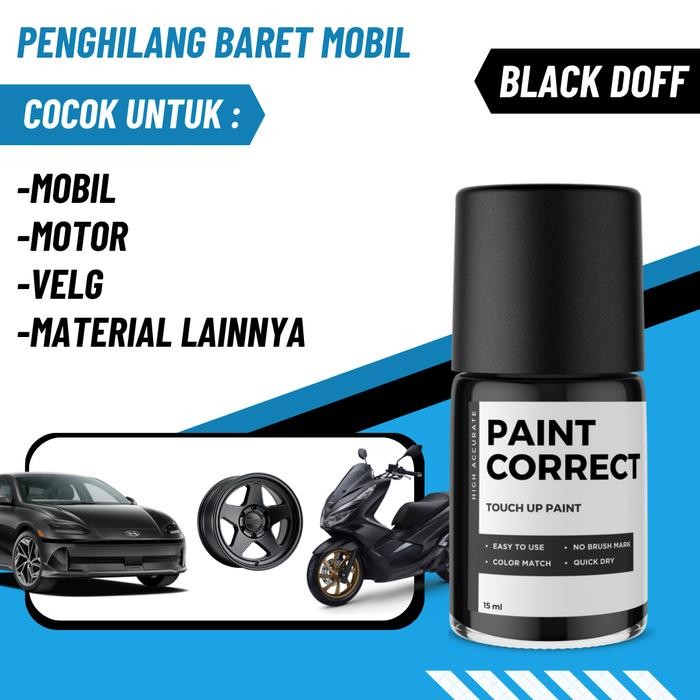 TERBARU CAT OLES PENGHILANG BARET MOBIL MOTOR BLACK MATTE DOFF