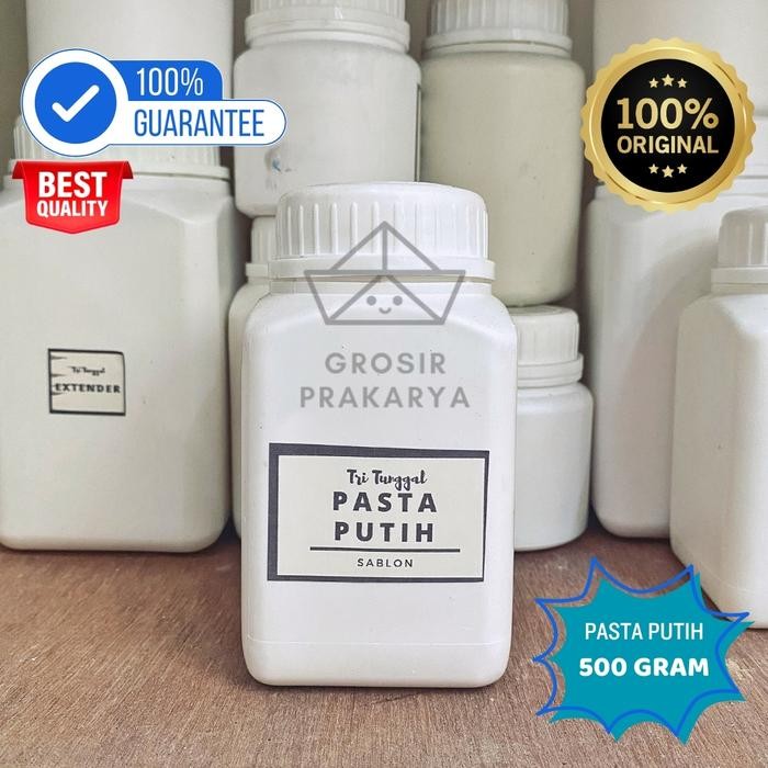 

Pasta Warna Putih Extender Sablon Rubber 500Gr 500 Gr Kilogram White Nf Kain Kaos Warna Warni Color