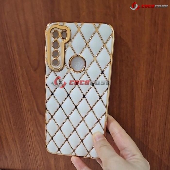 Case Gold 3D Realme 5 C3 C11 C12 C15 C20 C25 C31 C52 C53 C55 C67 Glossy Luxury Electroplating