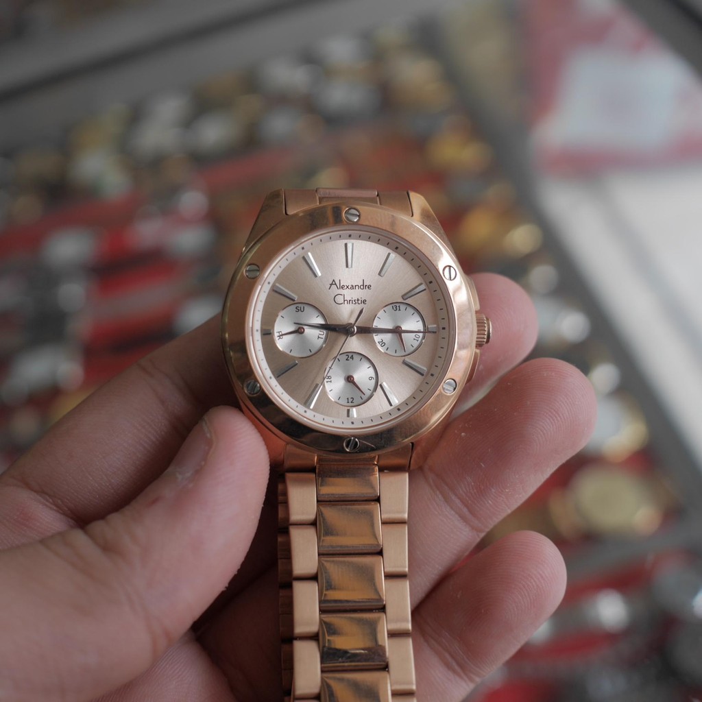 Jam Tangan Wanita Alexandre Christie Chronograph | 2A72BF | Analog | Quartz | 25FACFML001
