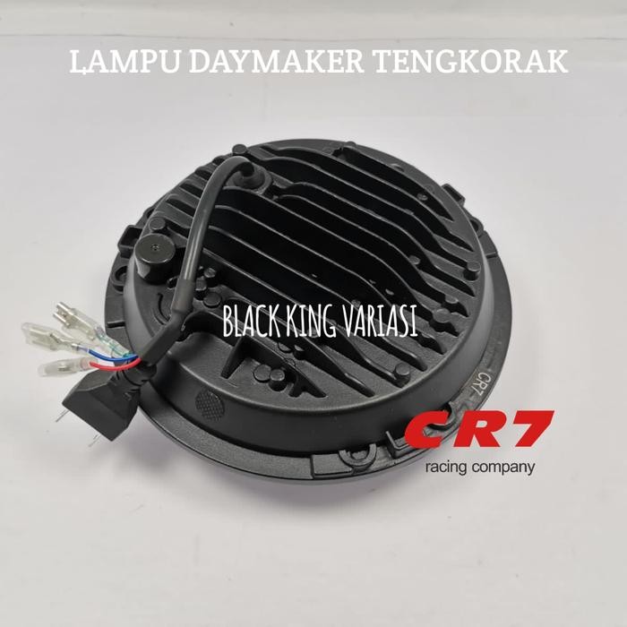 Headlamp Daymaker Tengkorak Led Lampu Tembak Daymaker Tengkorak 7 Inch 12 Led Lampu Model Tengkorak