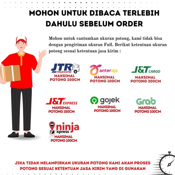 LIST U ALUMUNIUM UK 12 MM X 12 MM / GRATIS ONGKOS POTONG