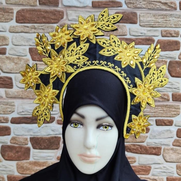 Bordir Siger Tari Full Payet Motif Melati