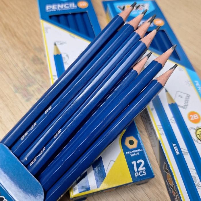 

FLASH SALE VP-50 PENSIL 2B ISI 12 PCS/PENCIL KAYU SOLID/ALAT TULIS/PENSIL GAMBAR/PENCILS GRAFIT