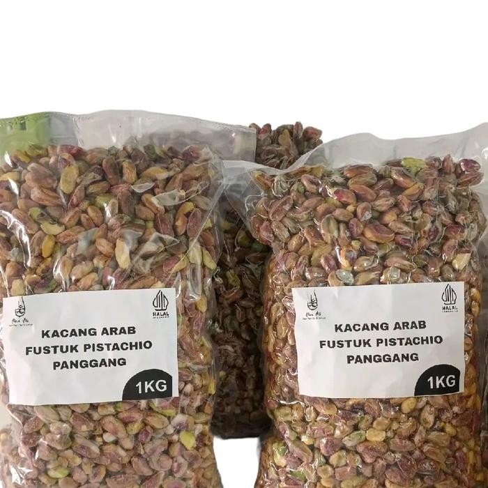 

Kacang pistachio kupas 1kg rasa original langsung makan