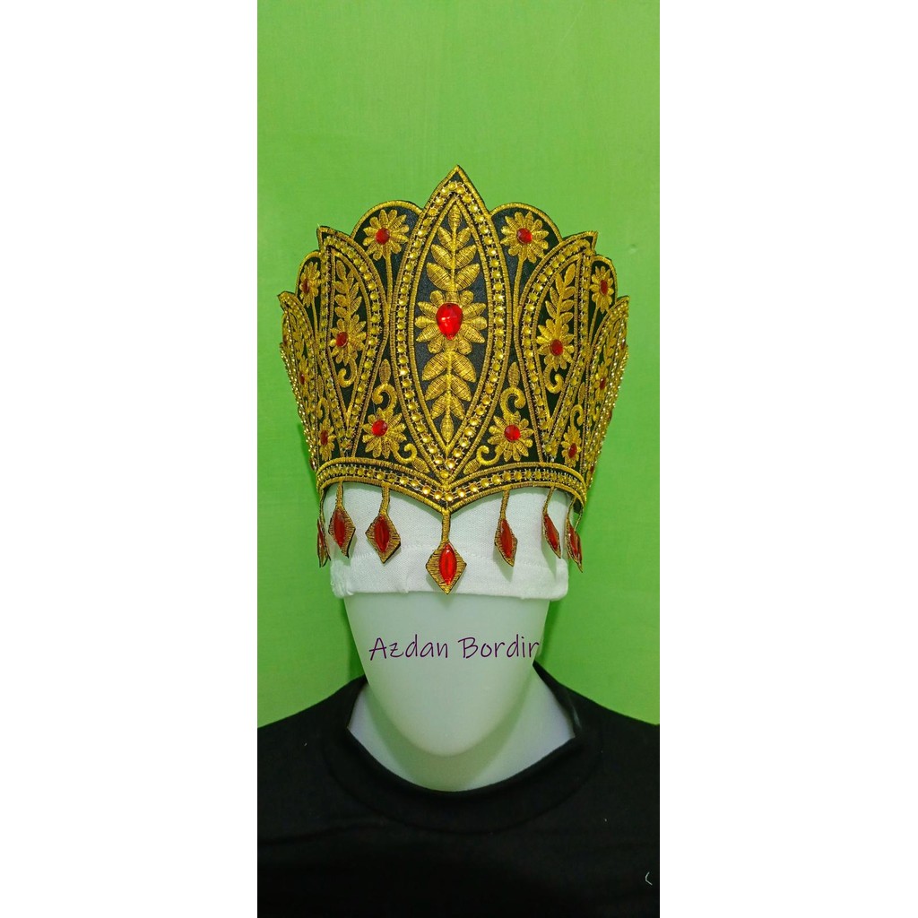 Renda Bordir Siger Tari Mahkota Rumbai Payet