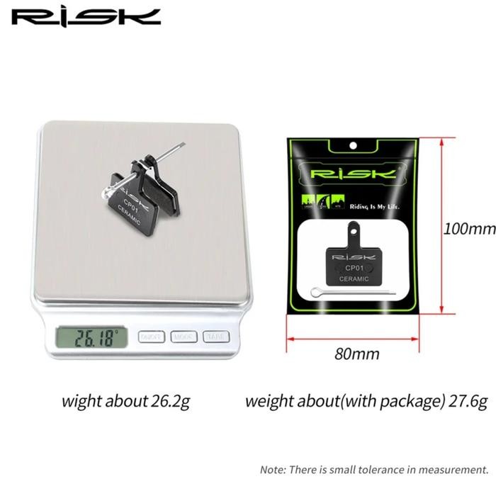 Promo Risk Kampas Rem Ceramic Sepeda Brake Pad Shimano Mt200 Mt400 Mt500 Best Quality