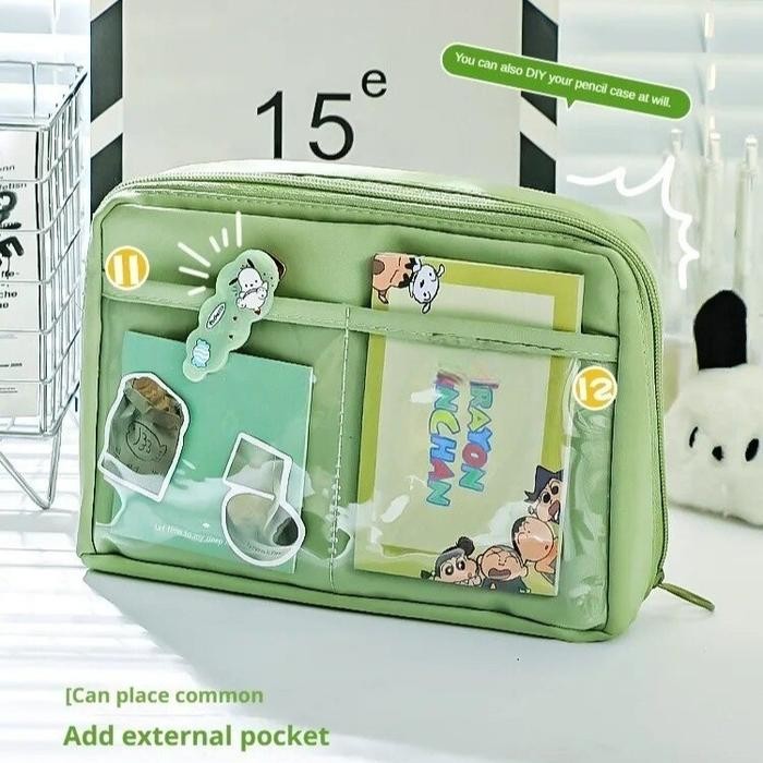 

(YBL) Pencil Case Tas Pena Tempat Pencil Tas Pensil Kotak Pensil Tempat Alat Tulis 90 Kapasitas