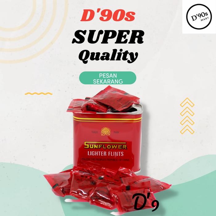 (Allthebest) Batu Korek Api Sunflower isi 100