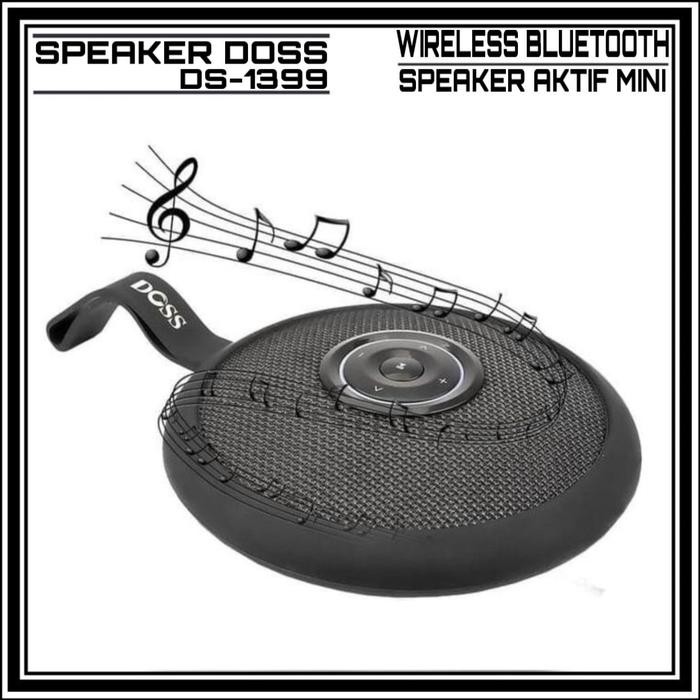 Speaker Wireless Bluetooth Doss Ds-1399 Original Super Bass Portable
