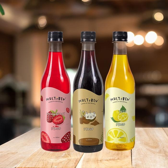 

Multibev - Syrup Lychee Bottle 500Ml - Sirup Minuman Rasa Leci Gratis Ongkir