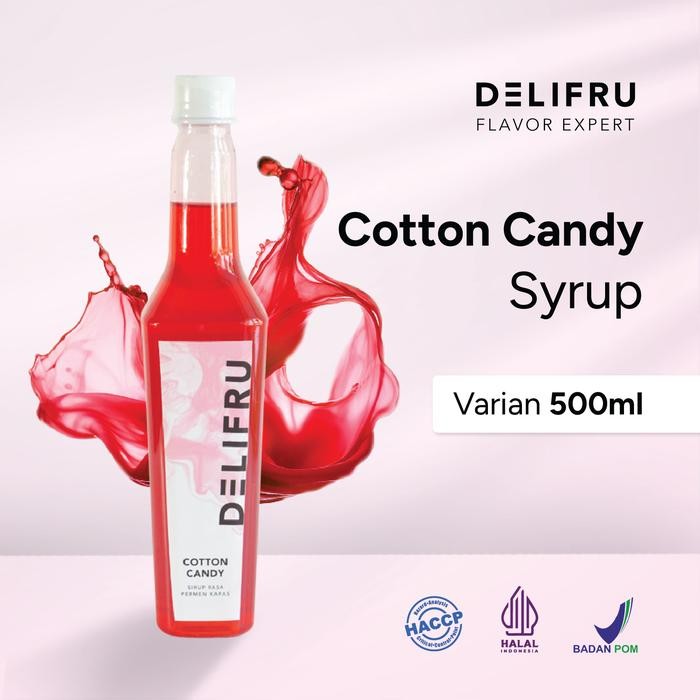 

Syrup Cotton Candy Delifru 500 Ml - Sirup Permen Kapas Premium Gratis Ongkir