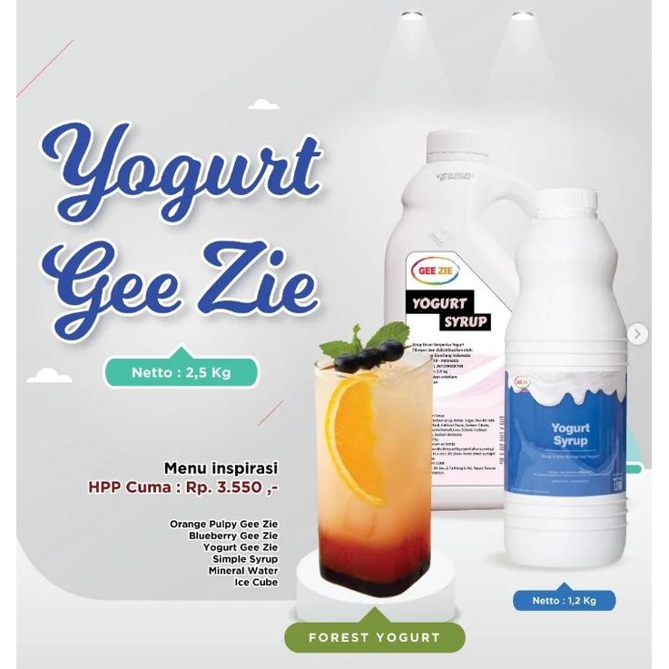 

Sirup Gee Zie Yoghurt Syrup 1.2 Kg Import Taiwan Gratis Ongkir