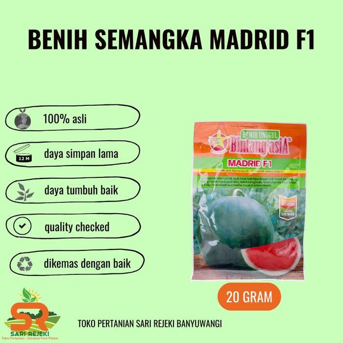 BENIH SEMANGKA MADRID F1 20 GRAM BINTANG ASIA