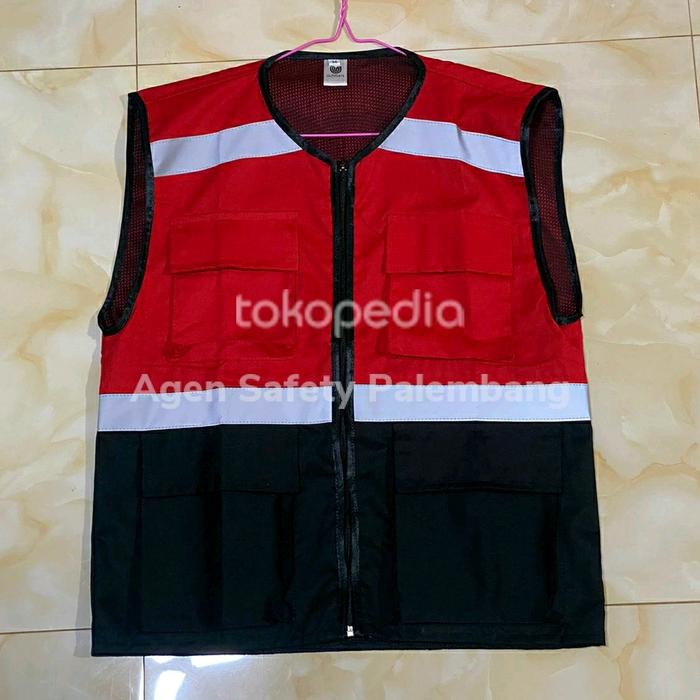 Rompi safety kain drill k3