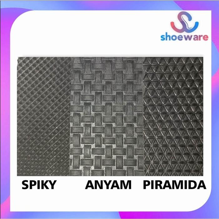 PREMIUM Alas karet sol sepatu lembaran/ tambah sol bawah anti licin