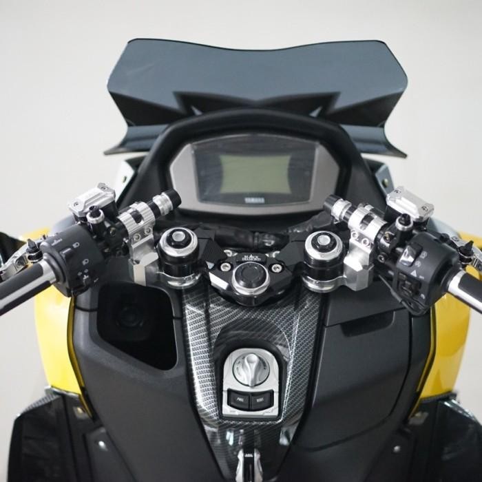 PREMIUM Stang Jepit Adjustable Setelan Nmax-155 2020 / 2021 BLACK DIAMOND