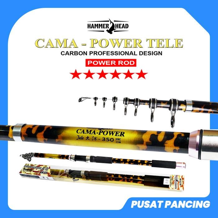 Joran Pancing Hammerhead Cama Power Type Telescopic (Antena)