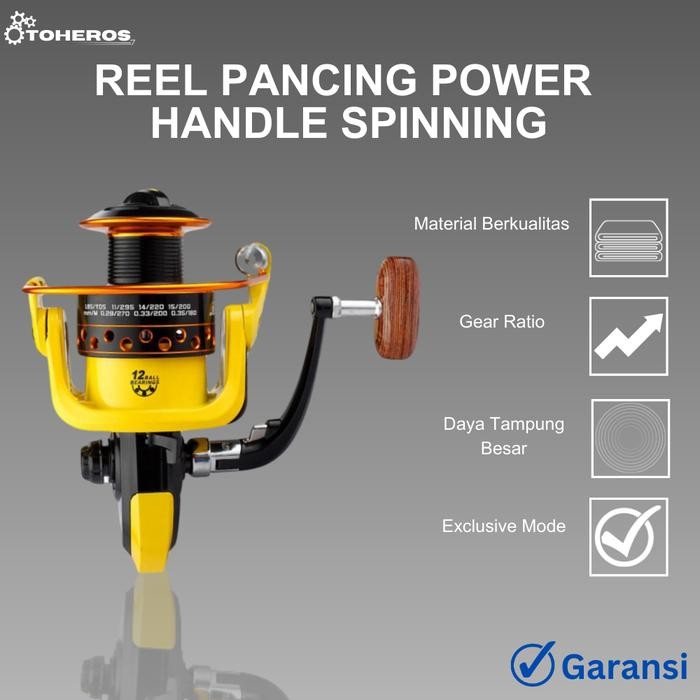 Reel Pancing Power Handle Lieyuwang Rell Rill Pancing Spinning