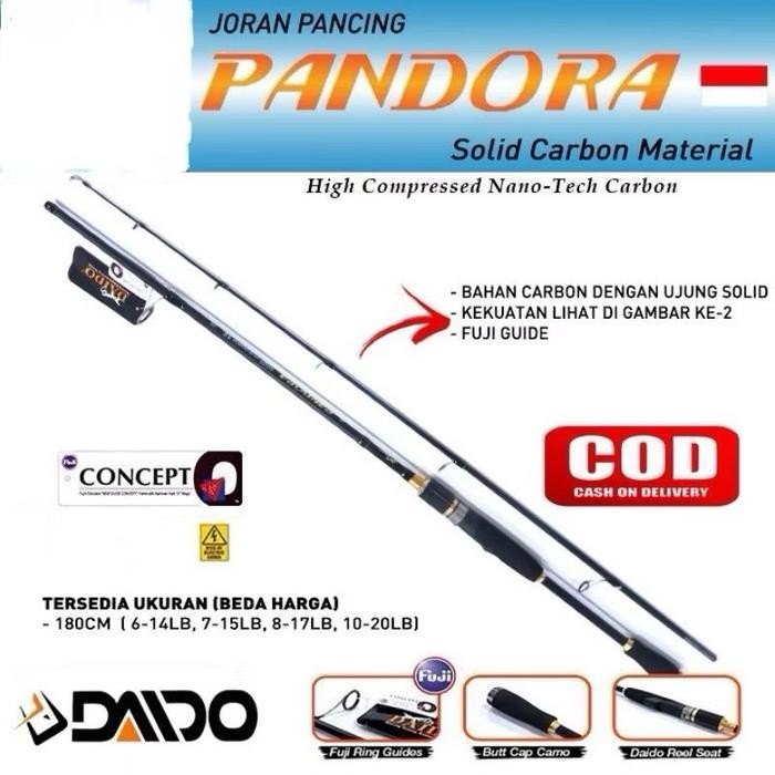 Joran Daido Pandora Japan Style 180 Cm Spinning Carbon Solid Fuji