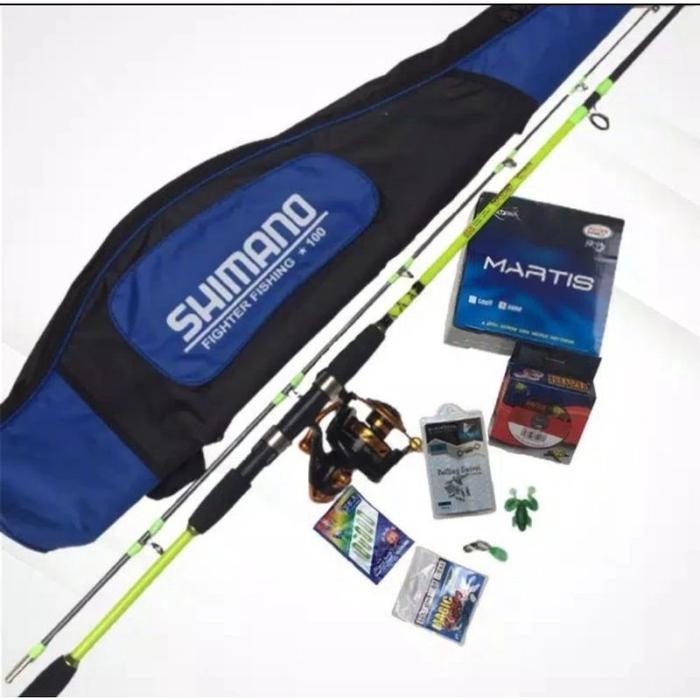 Set Pancing Laut Joran Sda 150 165 180 Fiber Solid Kekuatan 30Kg