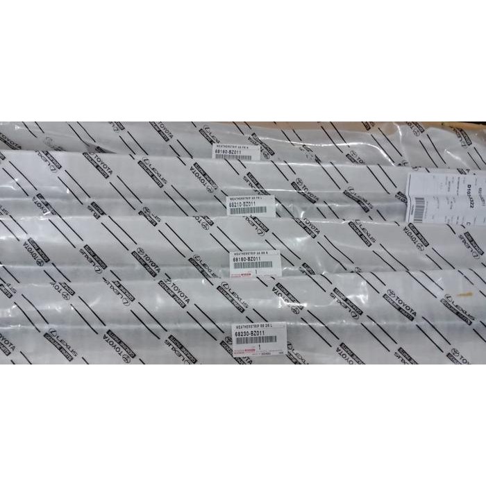 Unik Weatherstrip Pelipit Pintu Karet Kaca Luar Avanza Lama 1 Set Original