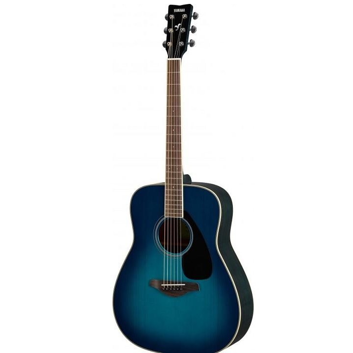 Yamaha FG820 Sunset Blue Finish Akustik Gitar Elektrik