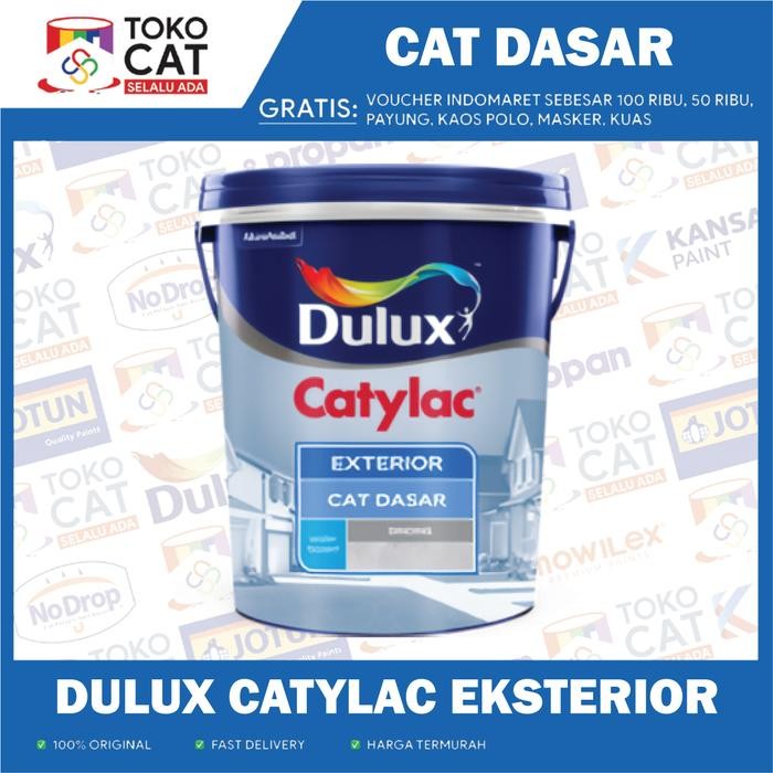 CAT DASAR PRIMER DULUX CATYLAC EXTERIOR 20 KG KEMASAN PAIL