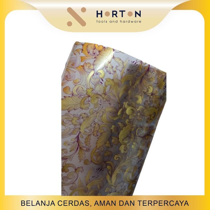 FIBER PLASTIK PAGAR GOLD VICTORIA / PLASTIK PENUTUP PAGAR MOTIF BATIK