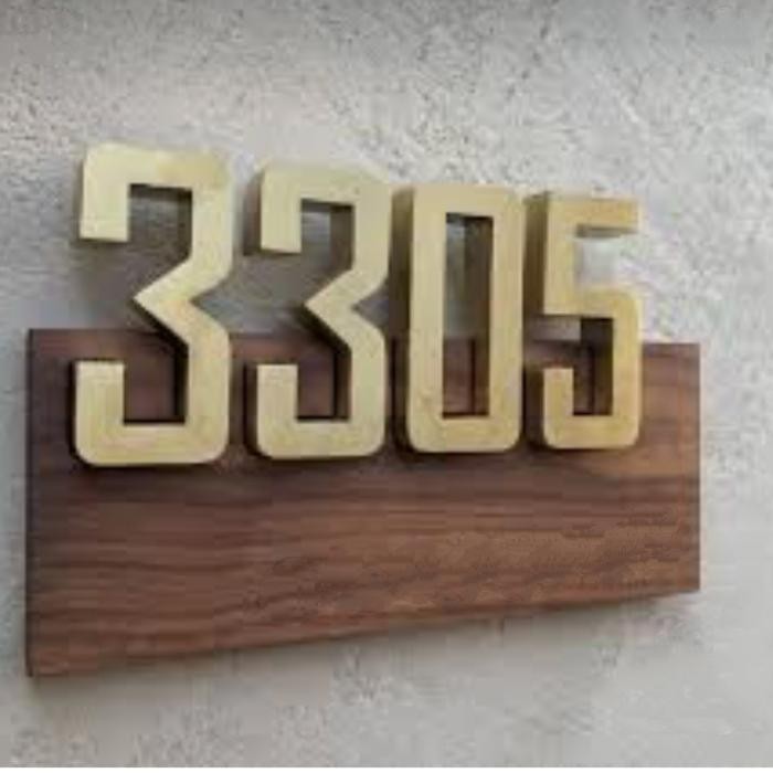 NOMOR RUMAH KAYU NOMER RUMAH UNIK KAYU JATI BELANDA