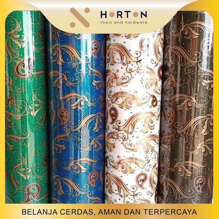 FIBER PLAT PLASTIK TUTUP PAGAR MOTIF BATIK / PLASTIK PAGAR