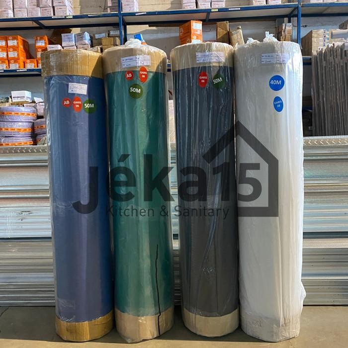 FIBER PENUTUP PAGAR TEBAL MOTIF GARIS / FIBER PAGAR PLASTIK METERAN PAGAR