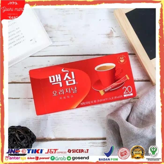 

MARI MILIKI- MAXIM COFFEE ORIGINAL KOPI KOREA ISI 20PCS