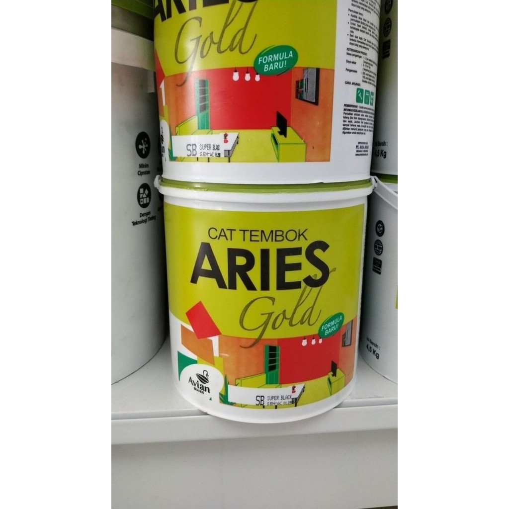 CAT TEMBOK ARIES GOLD (5 KG)