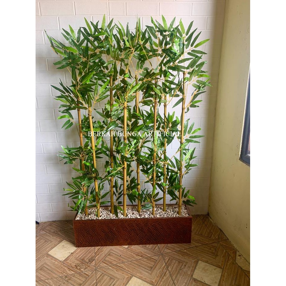 BAMBU PARTISI 2METER- PENYEKAT RUANGAN- PARTISI RUANGAN- ARTIFICIAL