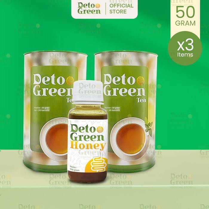 

Detogreen Bundling 2 Botol Teh Detox Dan Honey Teh T Sehat Ampuh