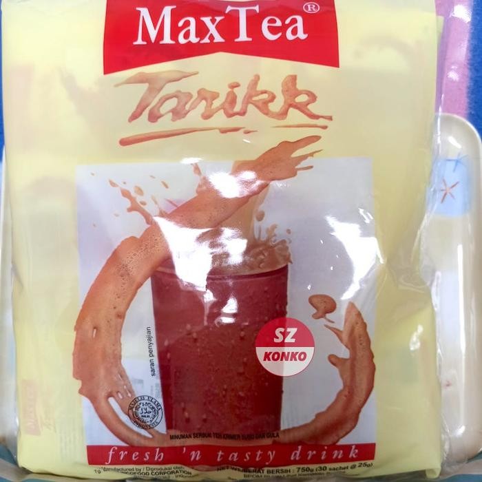 

Maxtea Teh Tarik Pouch Isi 30 Sachet - Max Tea Tarikk Ri