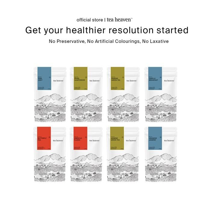 

Jasmine Green Tea Chinese Teh Hijau Melati Asli Organik