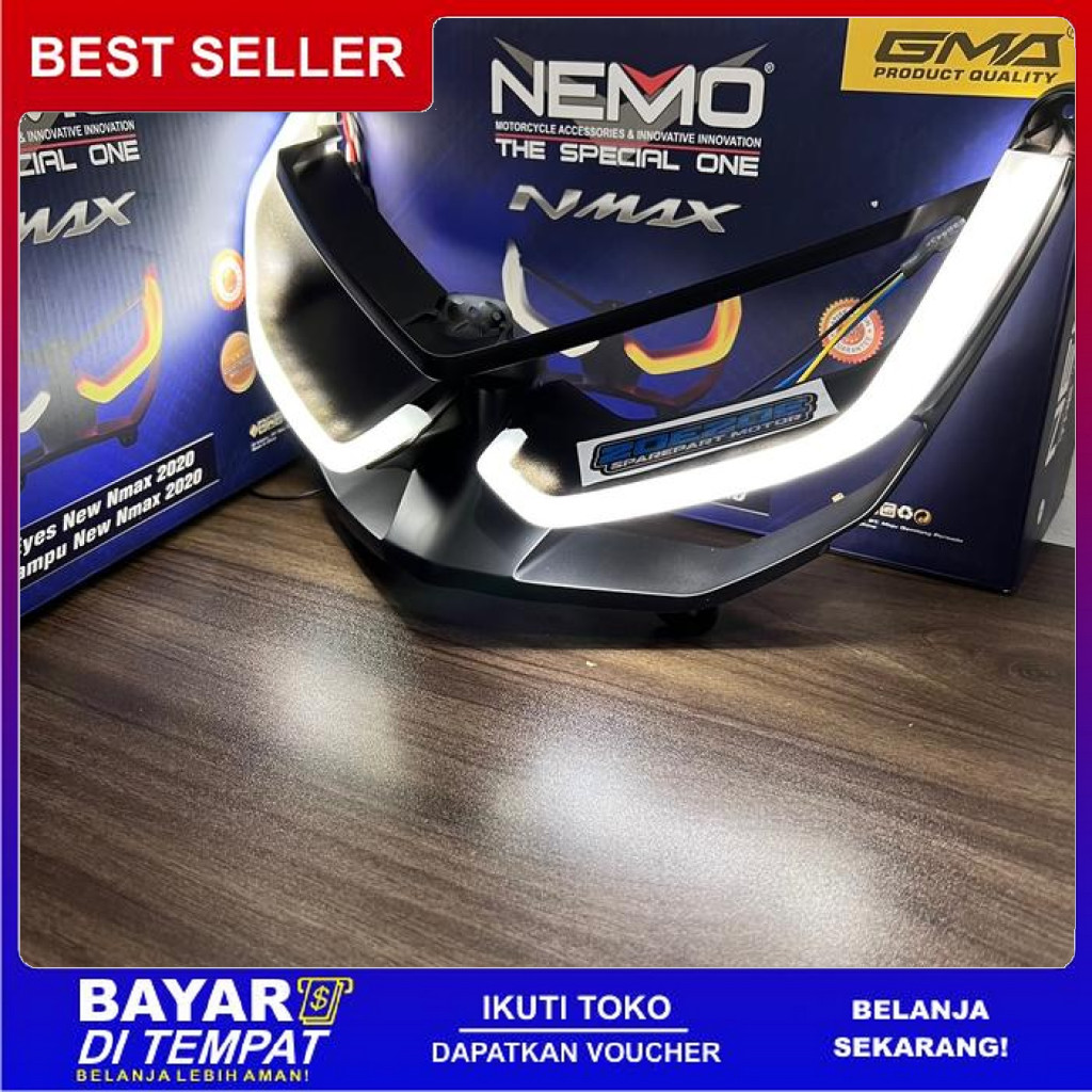 FREE ONGKIR NEMO LAMPU ALIS DEPAN NMAX NEW PLUS FRAME ALIS NMAX LAMPU DEPAN NMAX 2020 2021 2022 2023