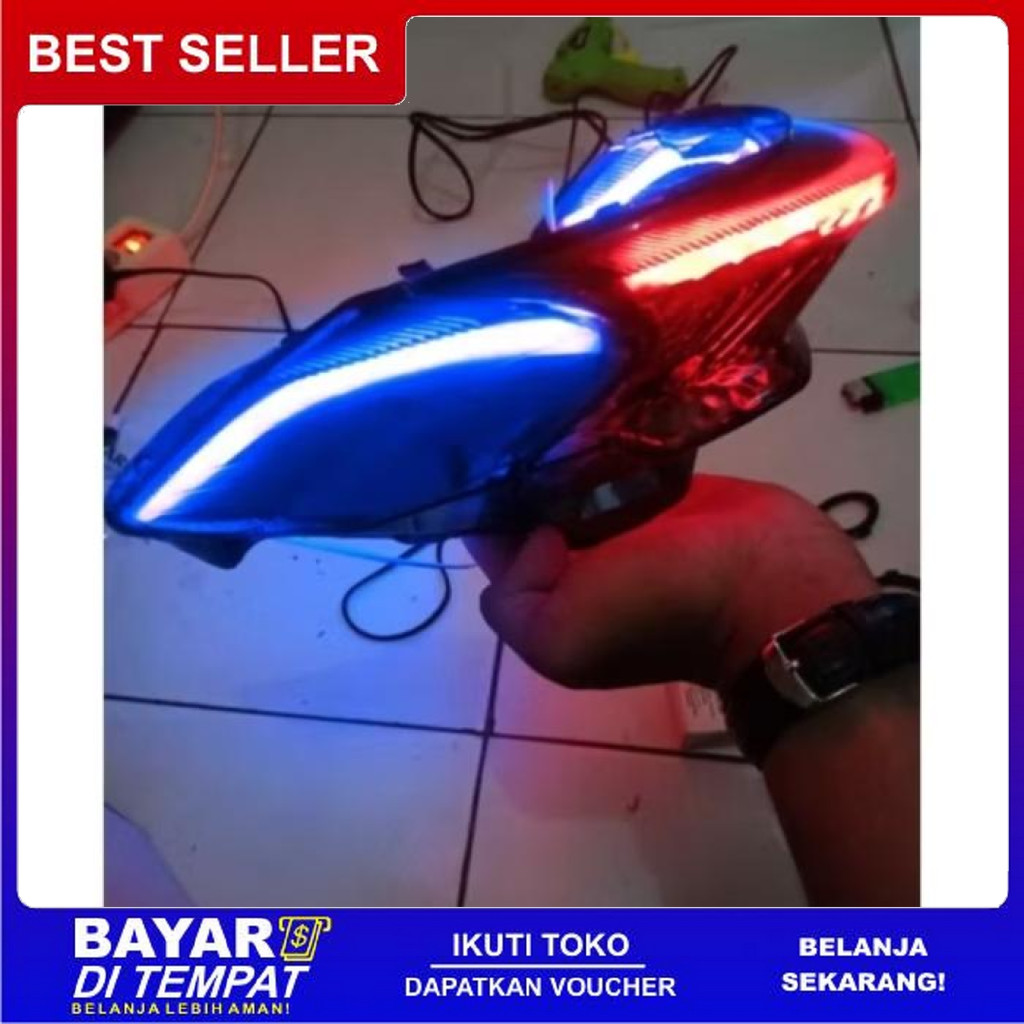 FREE ONGKIR LAMPU STOP BEAT FI 2015-2015 COSTOM ALIS BISA COD