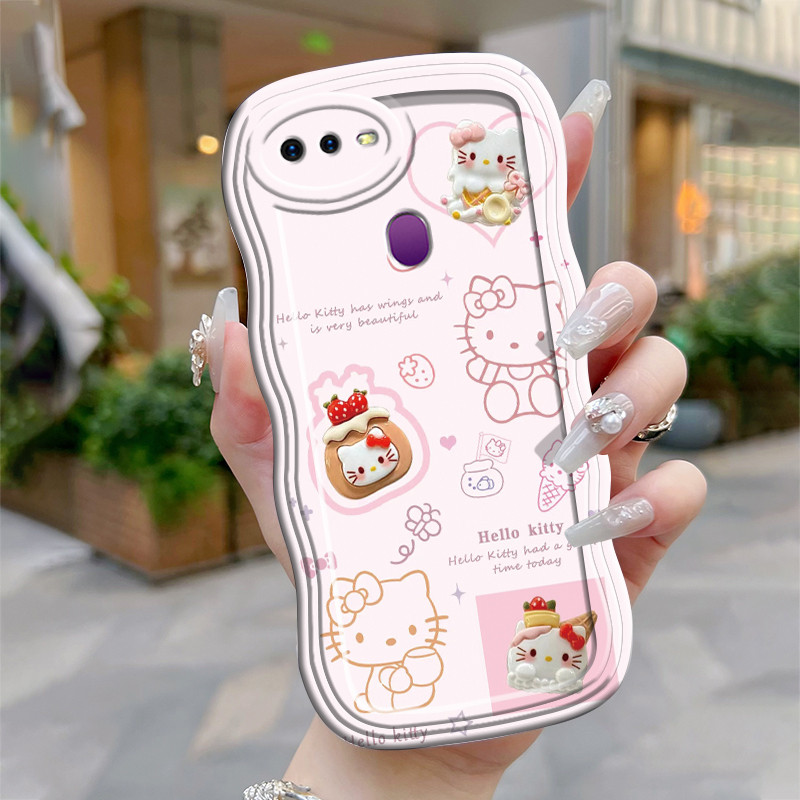Casing Hp Untuk OPPO F9 F9 Pro F7 A7x Case Casing Kesing Tas uang HP Softcase Telepon Gelombang Baru