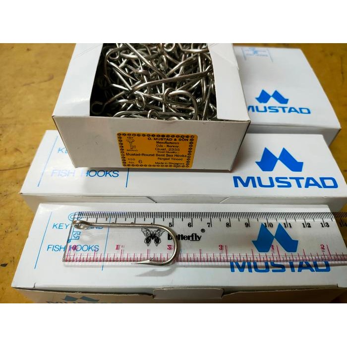 Kail Mata Pancing Mustad Cap Kunci No. 6 - 13