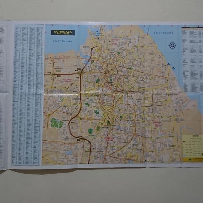 

Lembaran Peta Perjalanan Kota Surabaya &Jawa Timur