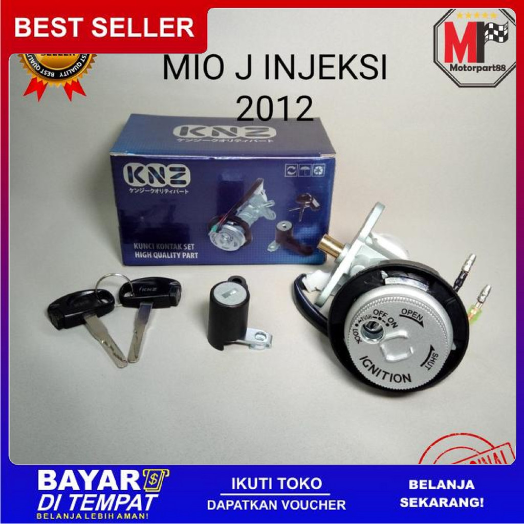 FREE ONGKIR KUNCI KONTAK ASSY SET MIO J MIO J INJEKSI INJECTION 2012 KNZ BISA COD