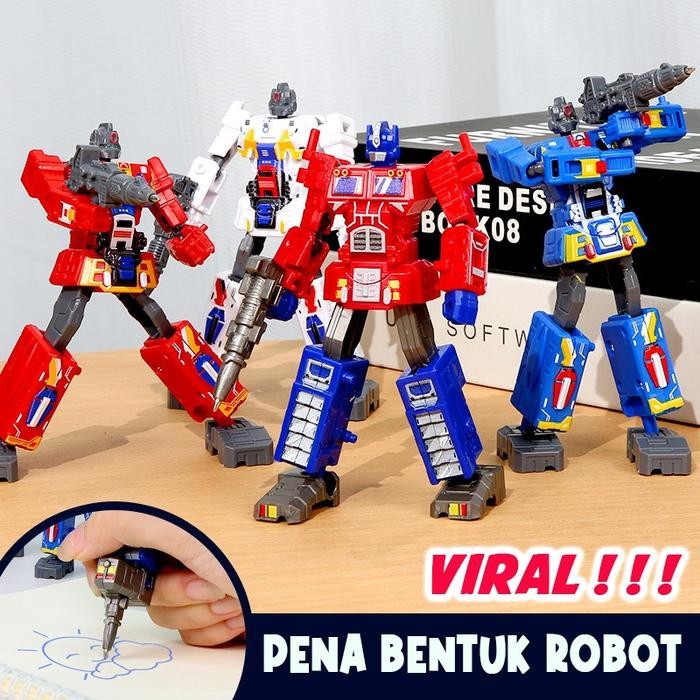

Pen Robotic Pulpen Dapat Di Mainkan Dan Bertransformasi Menjadi Robot