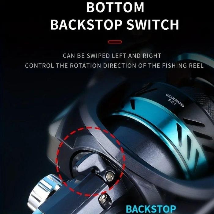 Hot Sale2024 New Caldari Hz Series 500-7000 Reel Pancing Full Besi Original Bahan Metal 12 Bearing