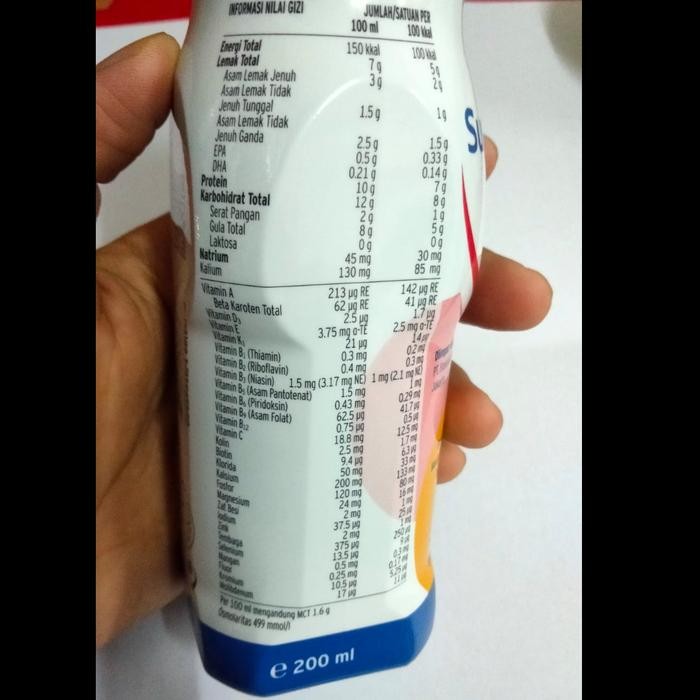TOP" SUPPORTAN DRINK 200 ML 300 KALORI MINUMAN SUSU KALORI TINGGI