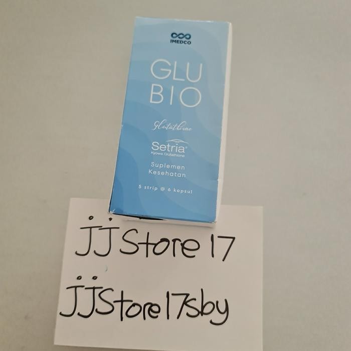 TOP" GLUBIO GLUTATHIONE ORIGINAL 1BOX ISI 30 KAPSUL