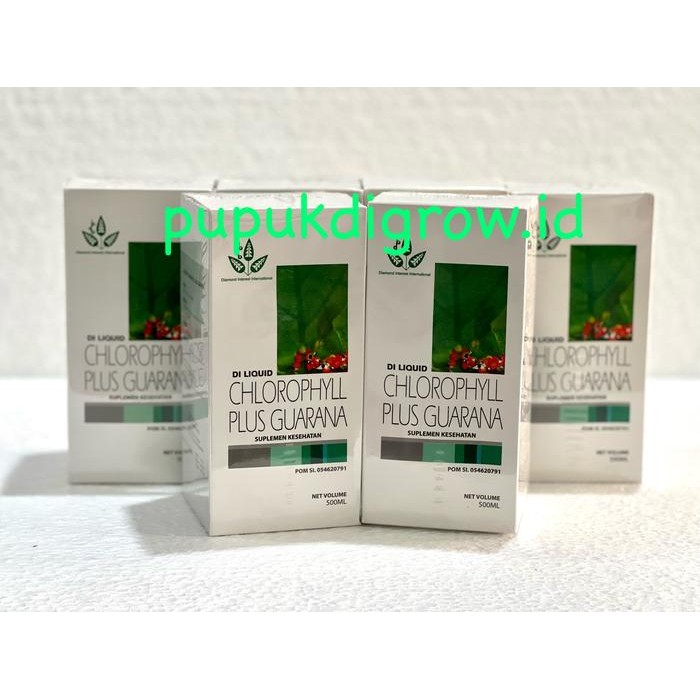 TOP" LIQUID CHLOROPHYL PLUS GUARANA KLOROFIL CAIR PLUS GUARANA 500 ML DIAMOND INTEREST